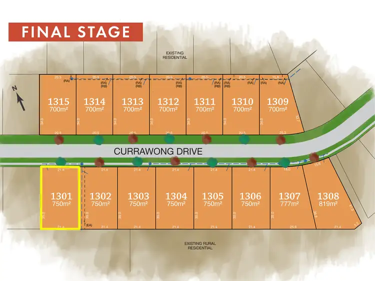 Main view of Homely land listing, Lot 1301 Currawong Drive, Tamworth NSW 2340