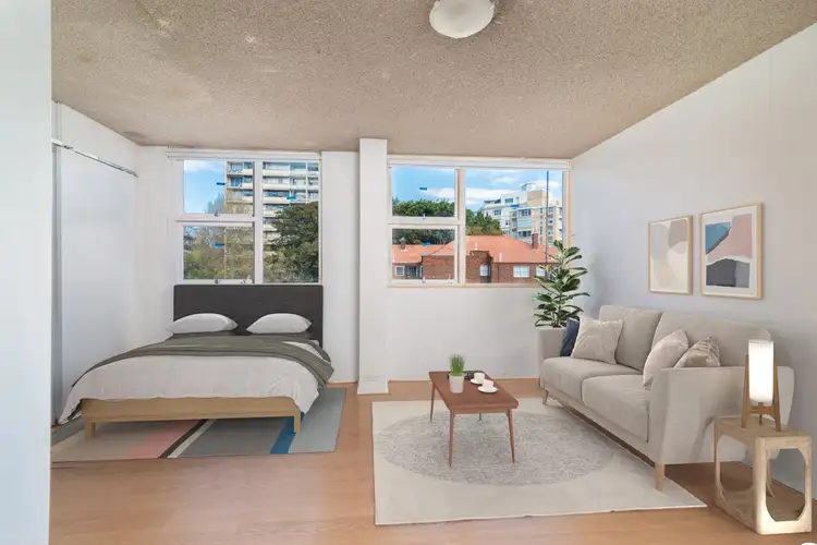 Second view of Homely studio listing, 76/5-7 The Esplanade, Elizabeth Bay NSW 2011