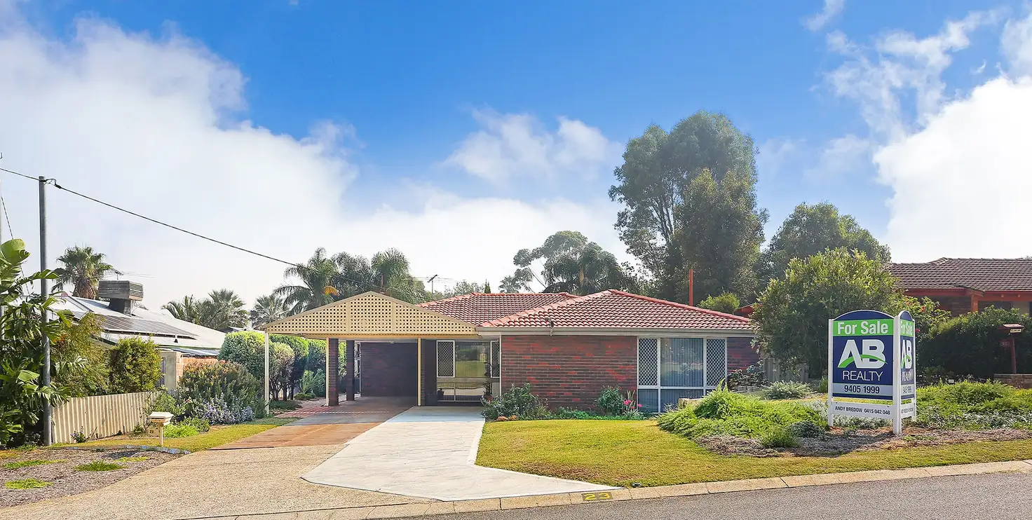 Main view of Homely house listing, 23 Yallambee Crescent, Wanneroo WA 6065