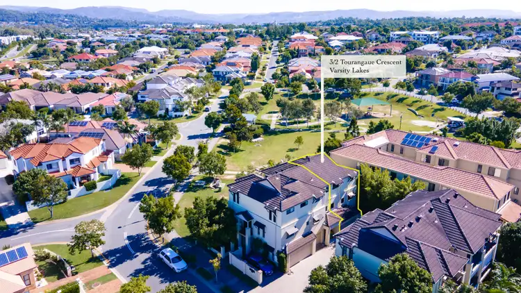 Second view of Homely townhouse listing, 3/2 Tourangeau Crescent, Varsity Lakes QLD 4227