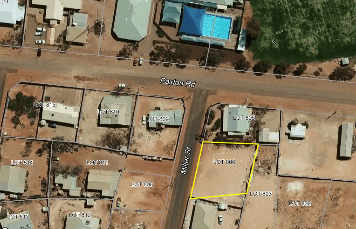 Main view of Homely land listing, LOT 806 Miller Street, Coober Pedy SA 5723