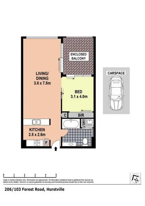 Seventh view of Homely apartment listing, 206/103 Forest Road, Hurstville NSW 2220