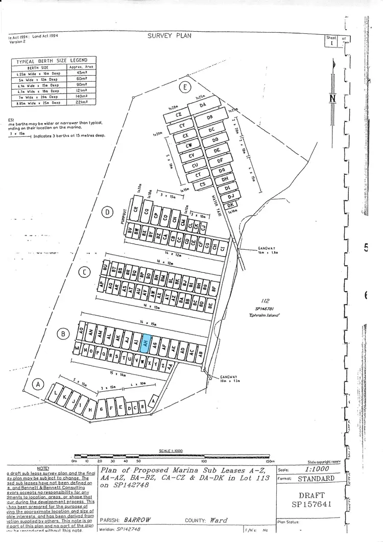 Fifth view of Homely land listing, Marina Berth AH Ephraim Island, Paradise Point QLD 4216
