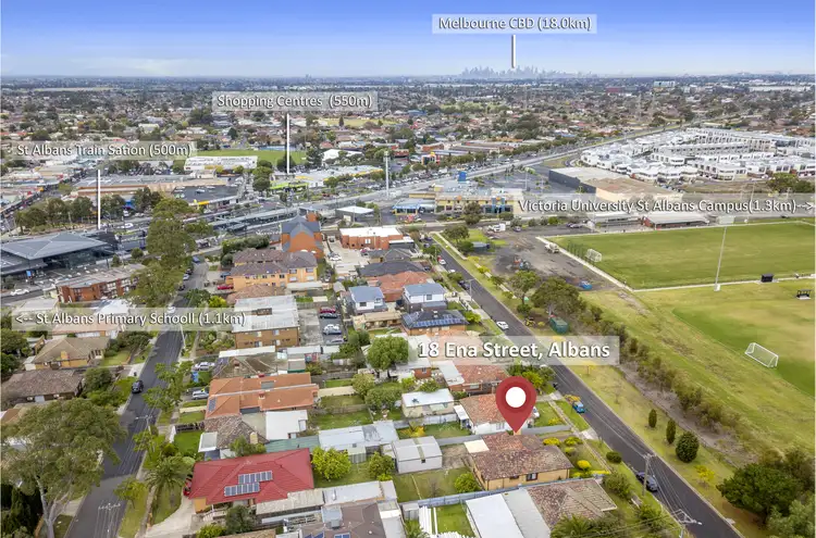 Main view of Homely house listing, 18 Ena Street, St Albans VIC 3021
