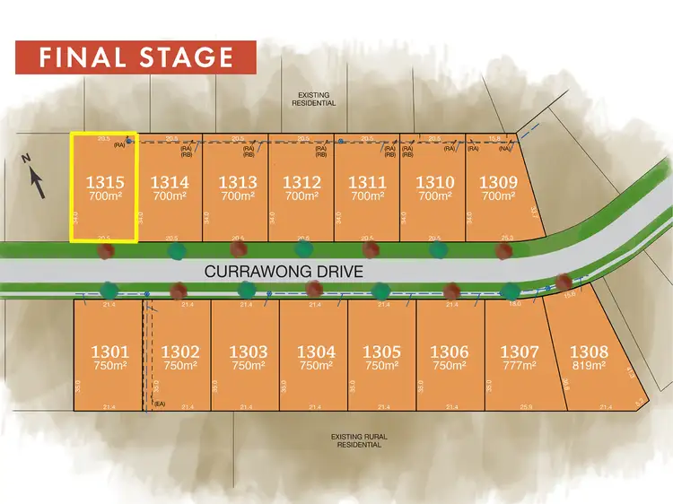 Main view of Homely land listing, Lot 1315 Currawong Drive, Tamworth NSW 2340