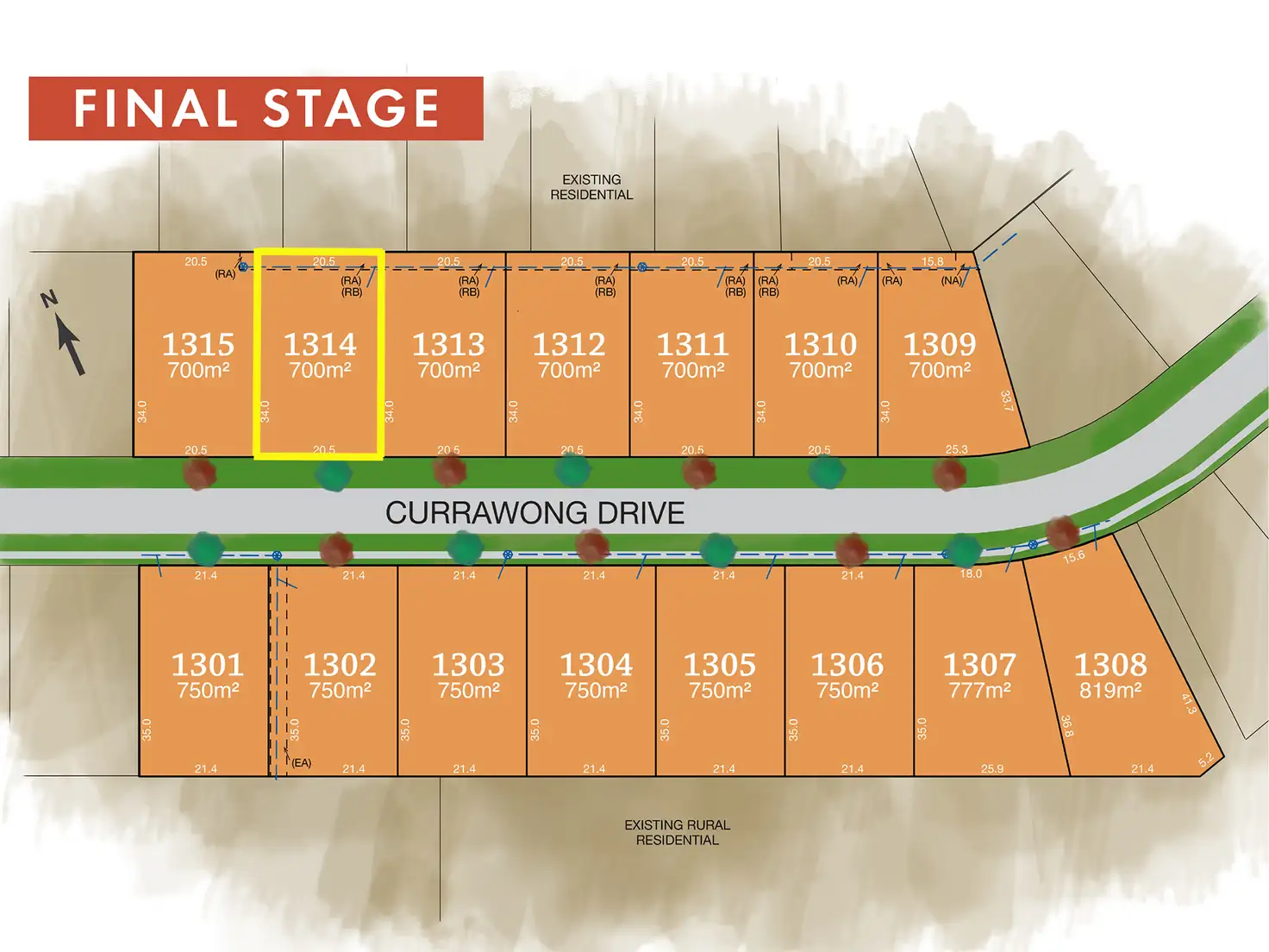 Main view of Homely land listing, Lot 1314 Currawong Drive, Tamworth NSW 2340