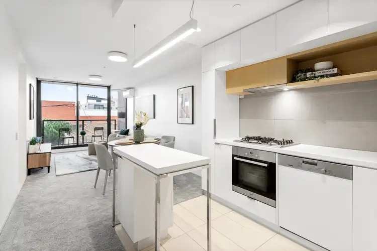 Third view of Homely apartment listing, D206/18 Grosvenor Street, Abbotsford VIC 3067