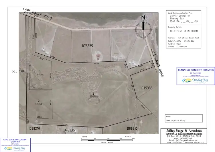 Third view of Homely land listing, Allotment 52 Cape Bauer Road, Streaky Bay SA 5680