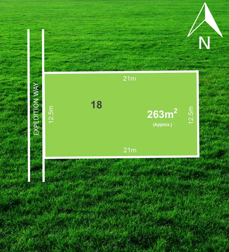 Main view of Homely land listing, 18 Expedition Way, Corio VIC 3214