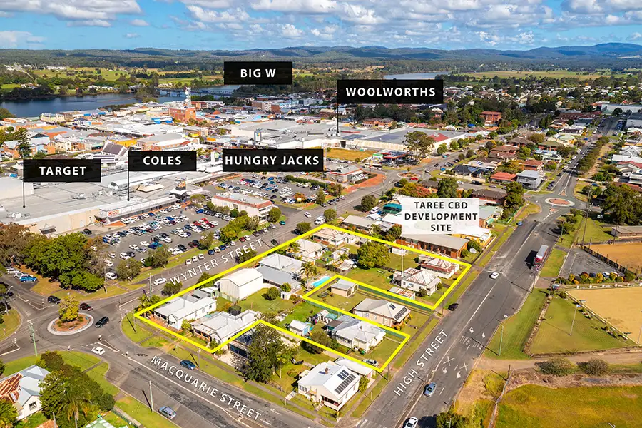 Main view of Homely other listing, 41, 43 & 45 Wynter St, 52, 58, 60 High St & 38 Macquarie St, Taree NSW 2430