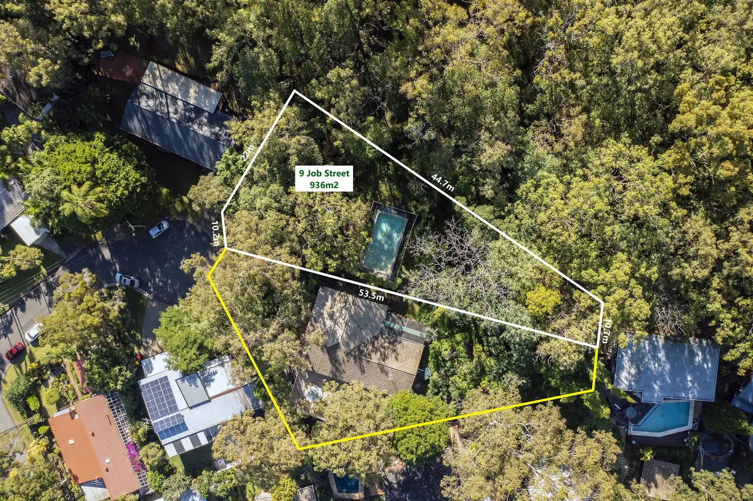 Main view of Homely land listing, 9 Job Street, Chapel Hill QLD 4069