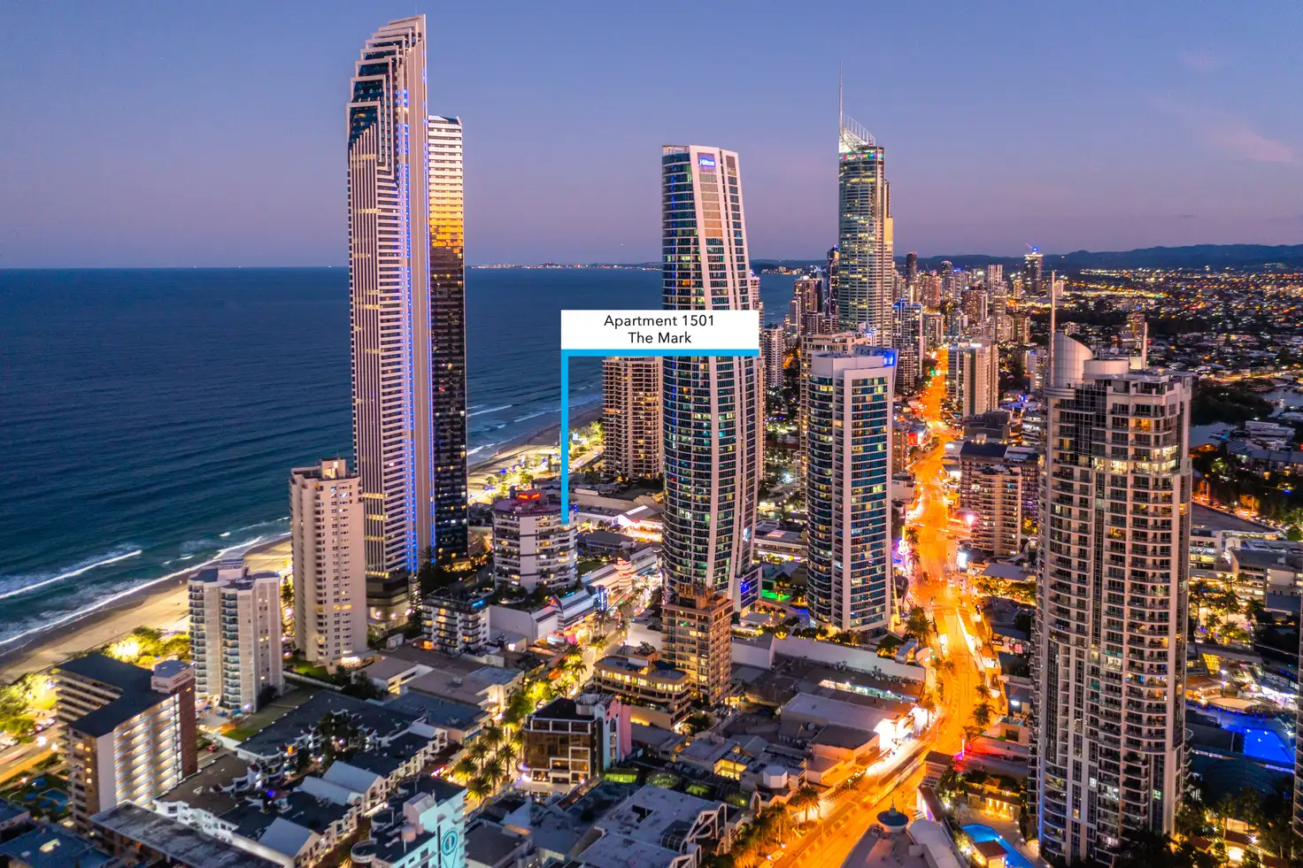 Main view of Homely apartment listing, 1501/3 Orchid Avenue, Surfers Paradise QLD 4217