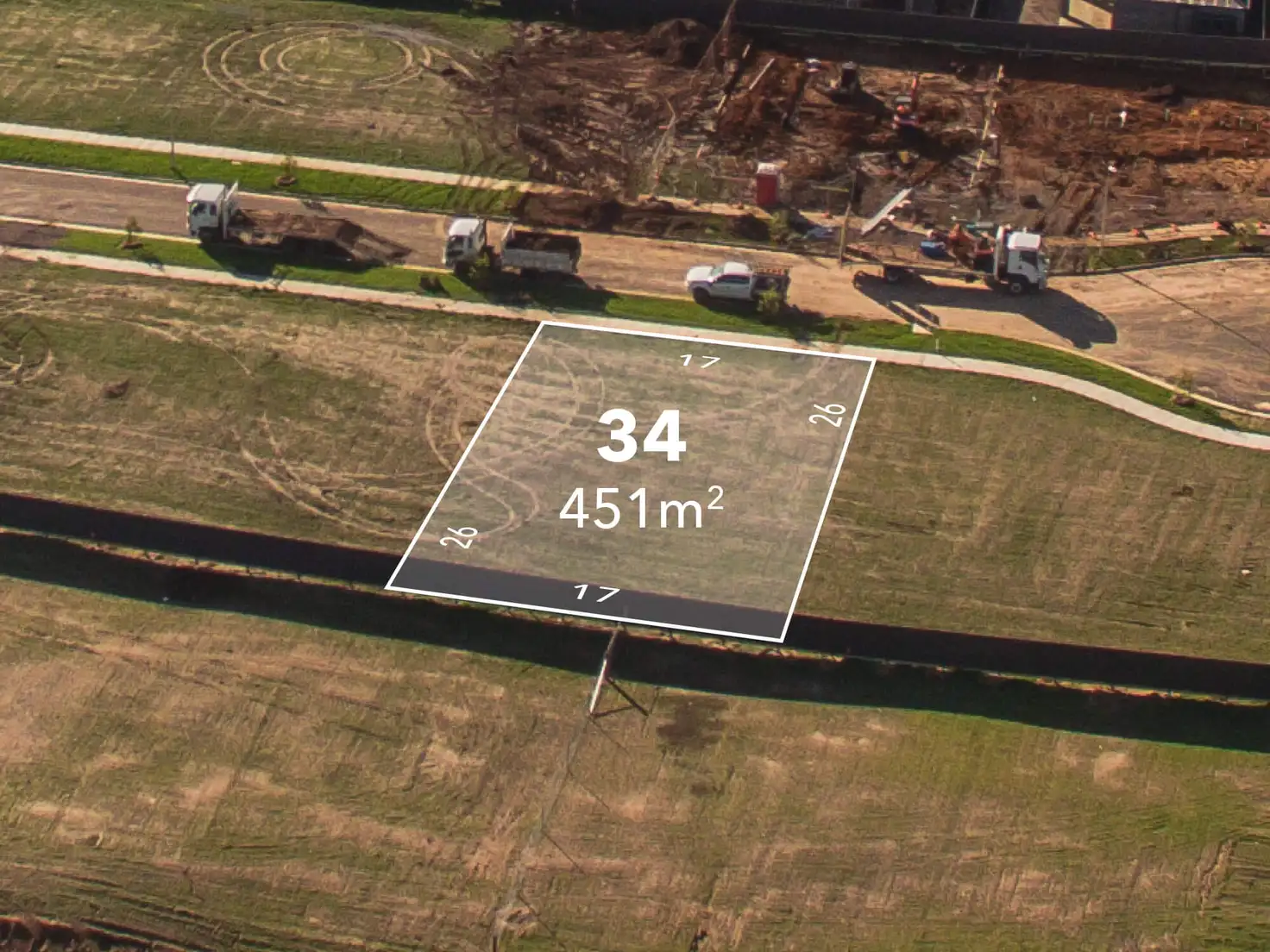 Main view of Homely land listing, LOT 34, 14 Estlley Court, Canadian VIC 3350
