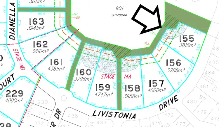 Main view of Homely land listing, LOT 155 Livistonia Drive, Poona QLD 4650
