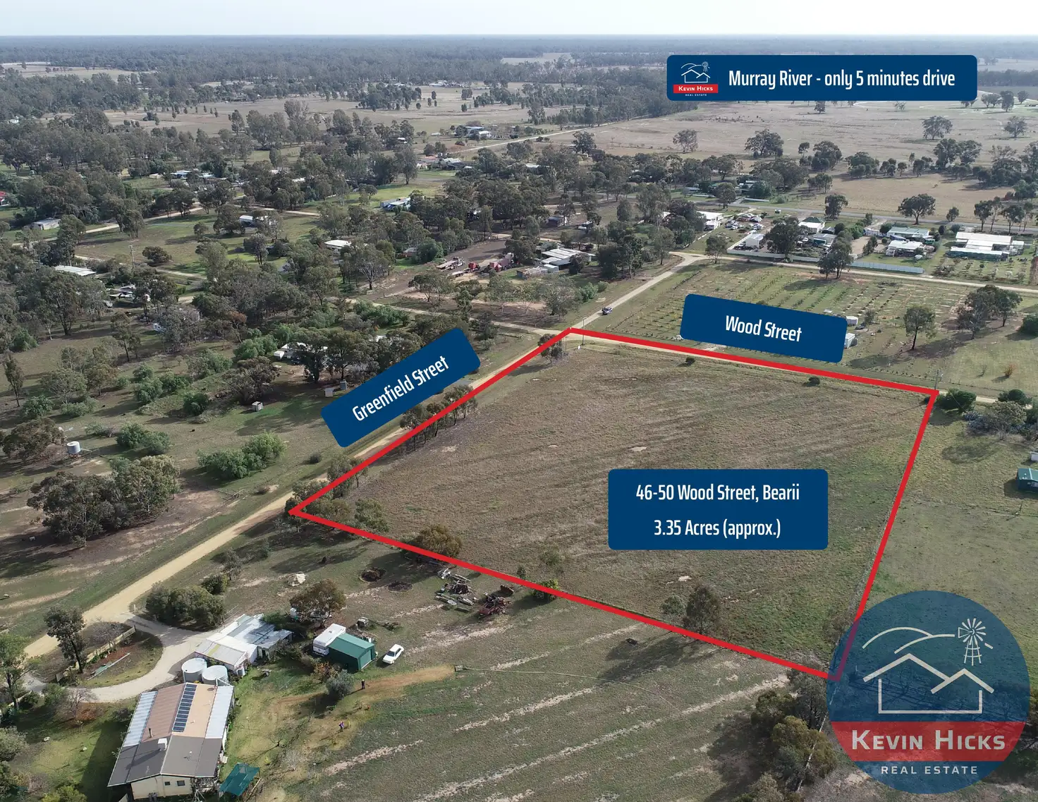 Main view of Homely land listing, 46 Wood Street, Bearii VIC 3641