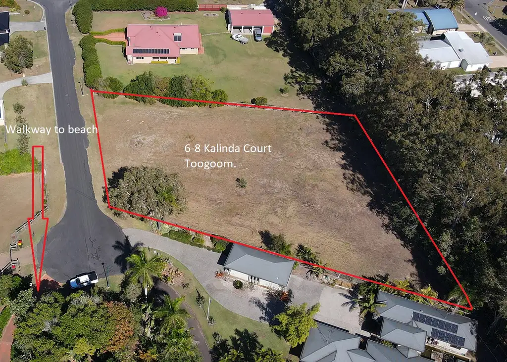 Main view of Homely land listing, 6-8 KALINDA COURT, Toogoom QLD 4655