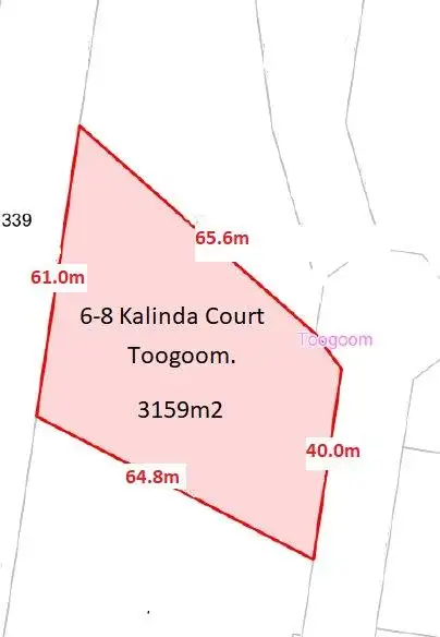 Fourth view of Homely land listing, 6-8 KALINDA COURT, Toogoom QLD 4655