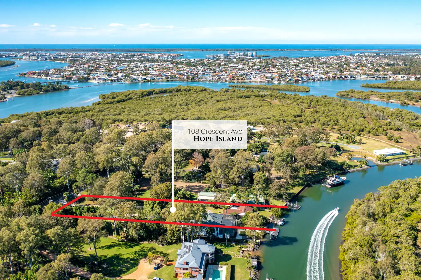 Main view of Homely house listing, 108 Crescent Avenue, Hope Island QLD 4212