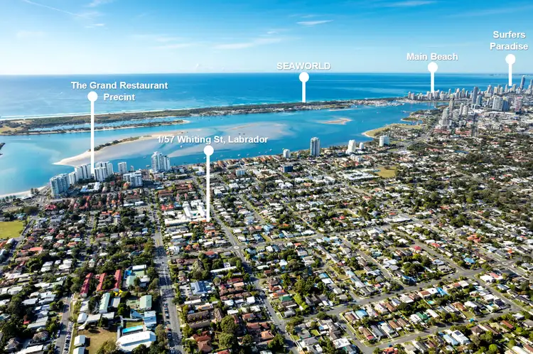 Second view of Homely townhouse listing, 1/57 Whiting Street, Labrador QLD 4215