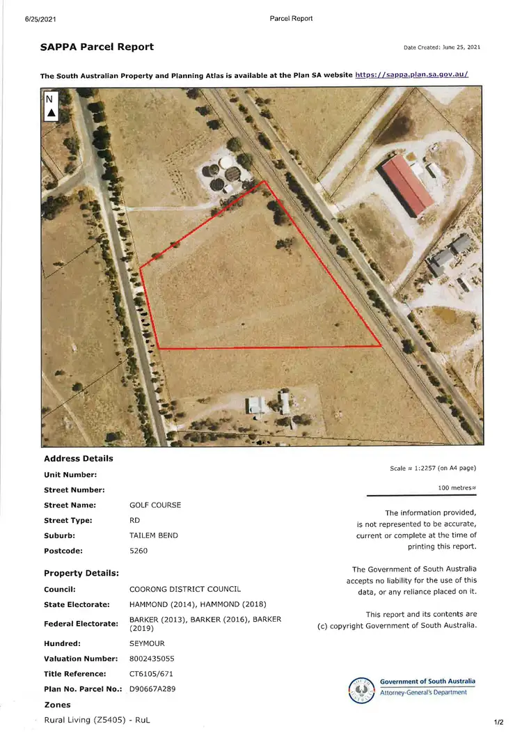 Fifth view of Homely land listing, Allotment 289 Golf Course Road, Tailem Bend SA 5260