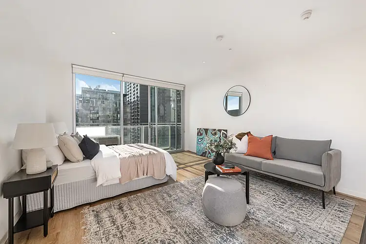 Second view of Homely apartment listing, 2312/288 Spencer Street, Melbourne VIC 3000
