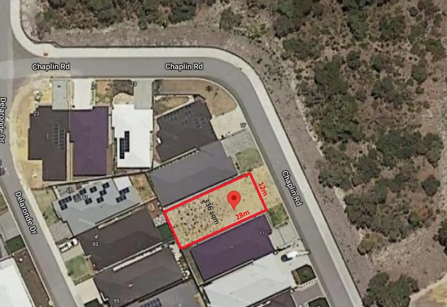 Main view of Homely land listing, 13 Chaplin Road, Success WA 6164