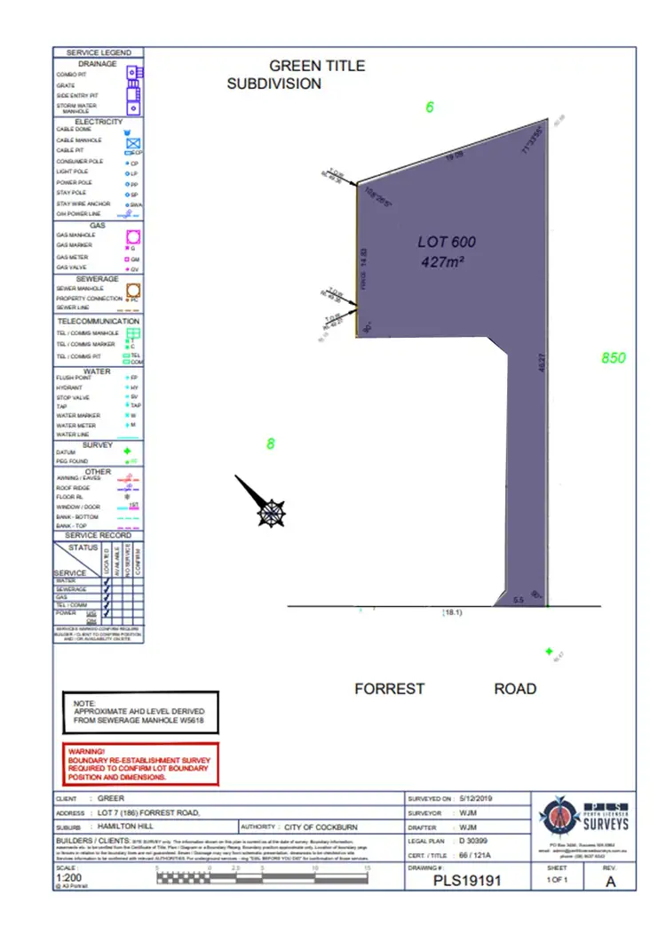 Second view of Homely land listing, 188 Forrest Road, Hamilton Hill WA 6163