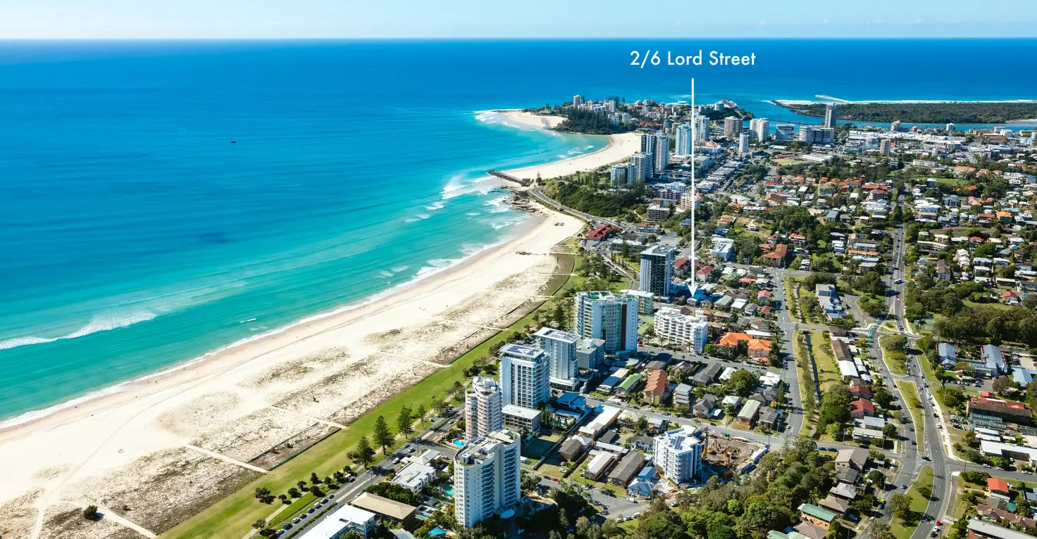Main view of Homely unit listing, 2/6 Lord Street, Coolangatta QLD 4225