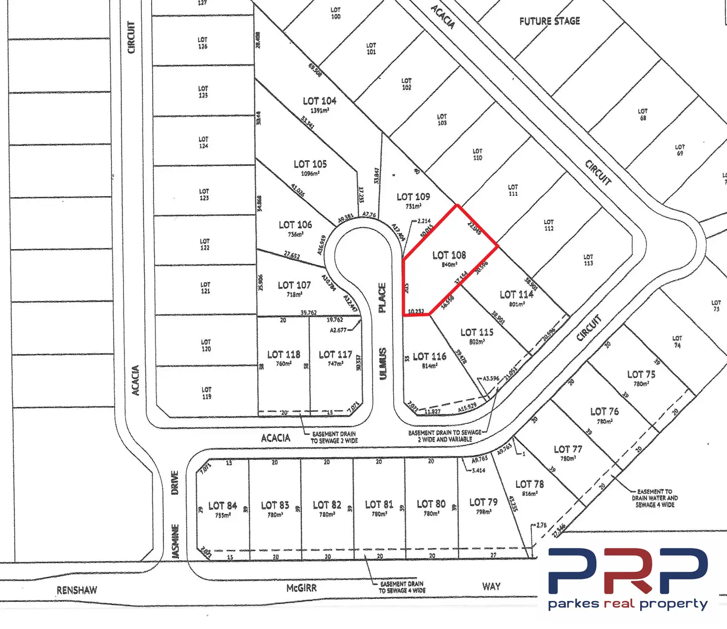 Main view of Homely land listing, LOT 108 Ulmus Place, Parkes NSW 2870