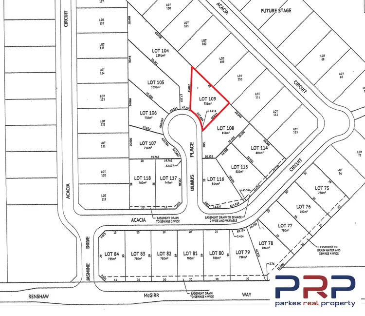 Main view of Homely land listing, LOT 109 Ulmus Place, Parkes NSW 2870