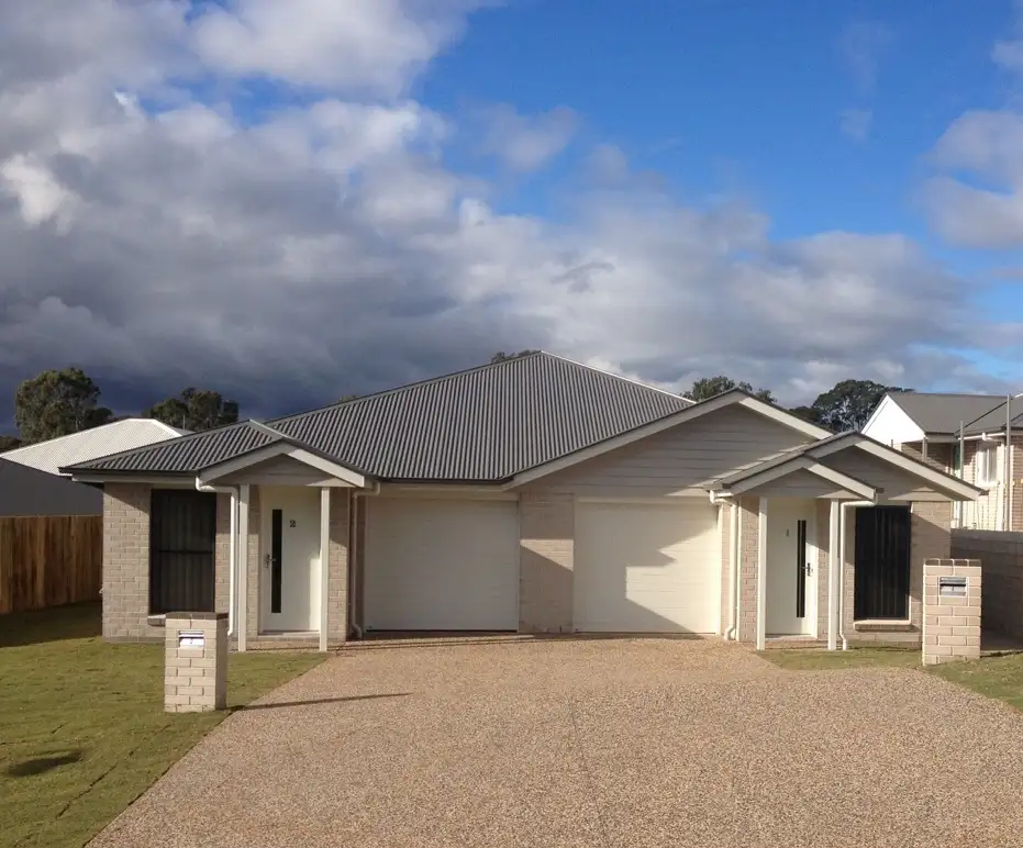 Main view of Homely semi-detached listing, 10 Reserve Road, Cranley QLD 4350