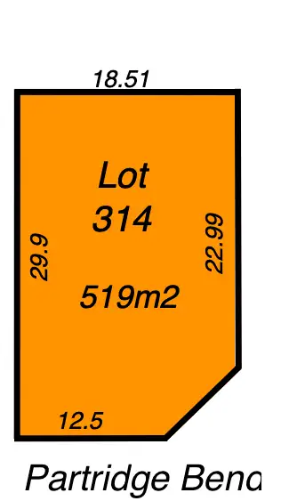 Second view of Homely land listing, LOT 314 Partridge Bend, Byford WA 6122