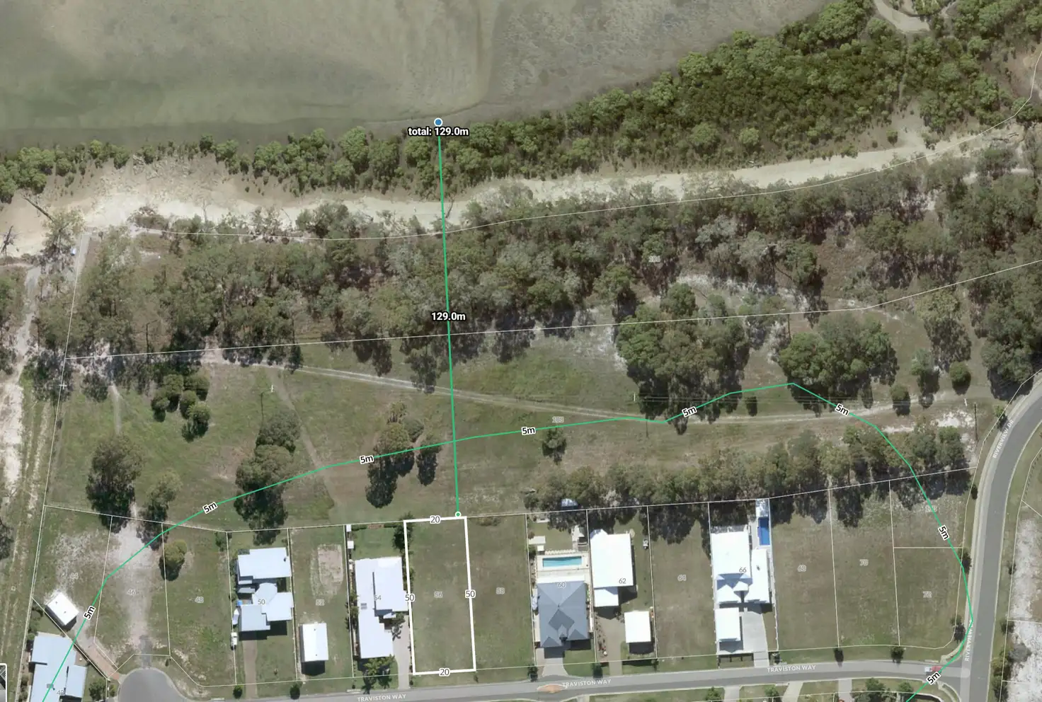 Main view of Homely land listing, 56 TRAVISTON WAY, Burrum Heads QLD 4659