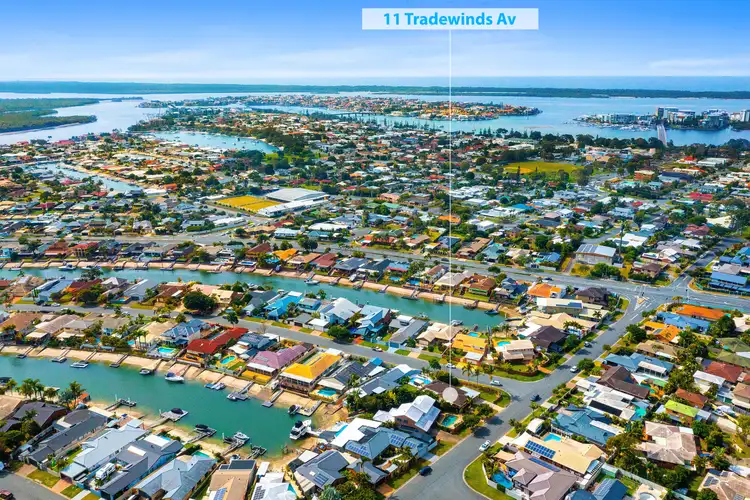 Third view of Homely house listing, 11 Tradewinds Avenue, Paradise Point QLD 4216