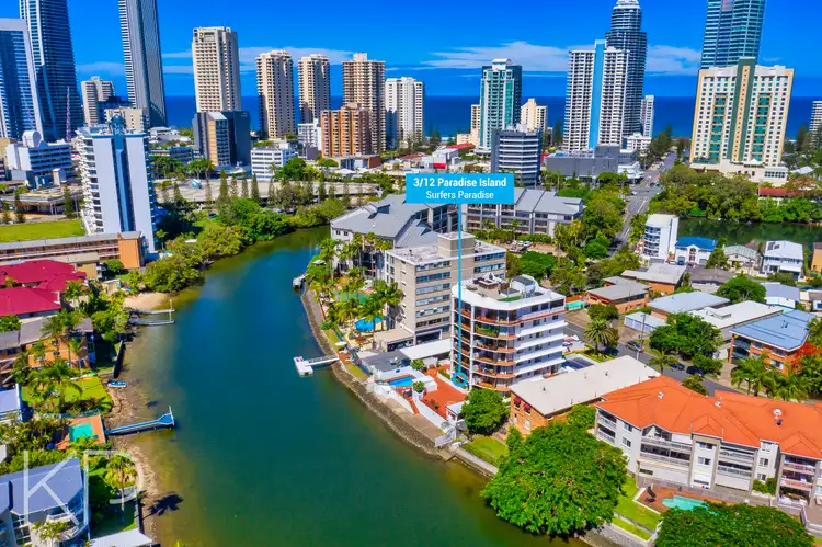 Second view of Homely apartment listing, 3/12 Paradise Island, Surfers Paradise QLD 4217