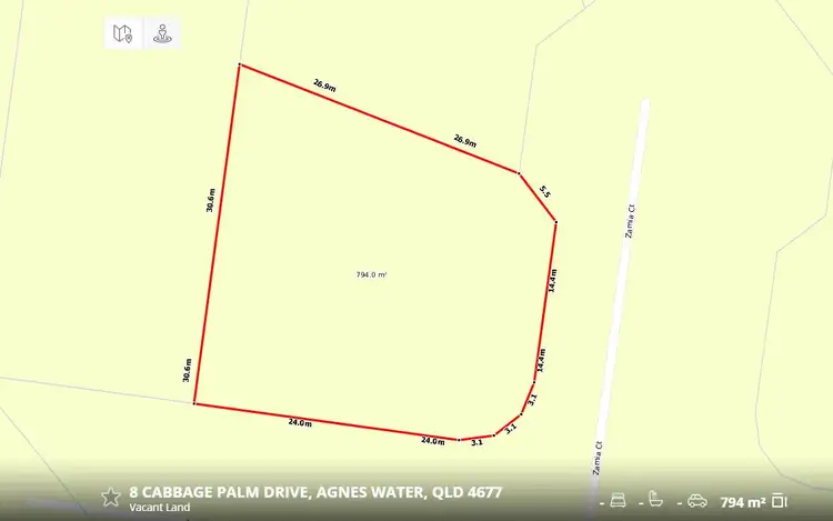 Third view of Homely land listing, 8 Cabbage Palm, Agnes Water QLD 4677