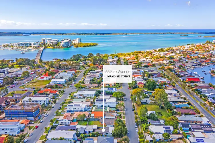 Main view of Homely house listing, 55 Errol Avenue, Paradise Point QLD 4216