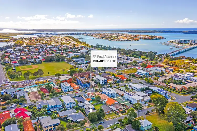 Second view of Homely house listing, 55 Errol Avenue, Paradise Point QLD 4216