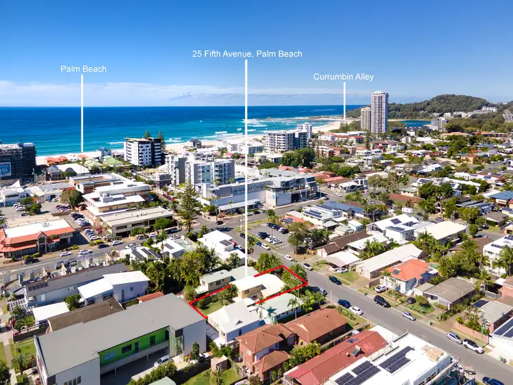 Main view of Homely house listing, 25 Fifth Avenue, Palm Beach QLD 4221