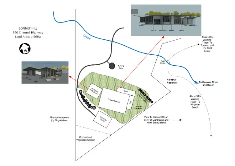 Second view of Homely land listing, 540 Channel Highway, Bonnet Hill TAS 7053