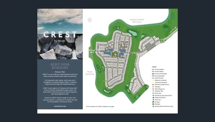 Second view of Homely land listing, Lot 1019 Silverster Way, Gledswood Hills NSW 2557