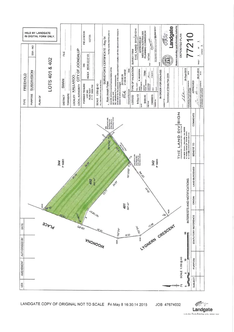 Main view of Homely land listing, 2B Woonona Place, Kallaroo WA 6025