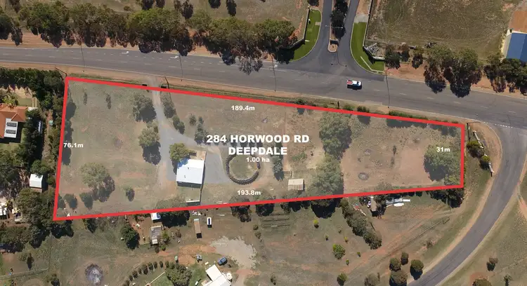 Main view of Homely land listing, 284 Horwood Road, Deepdale WA 6532