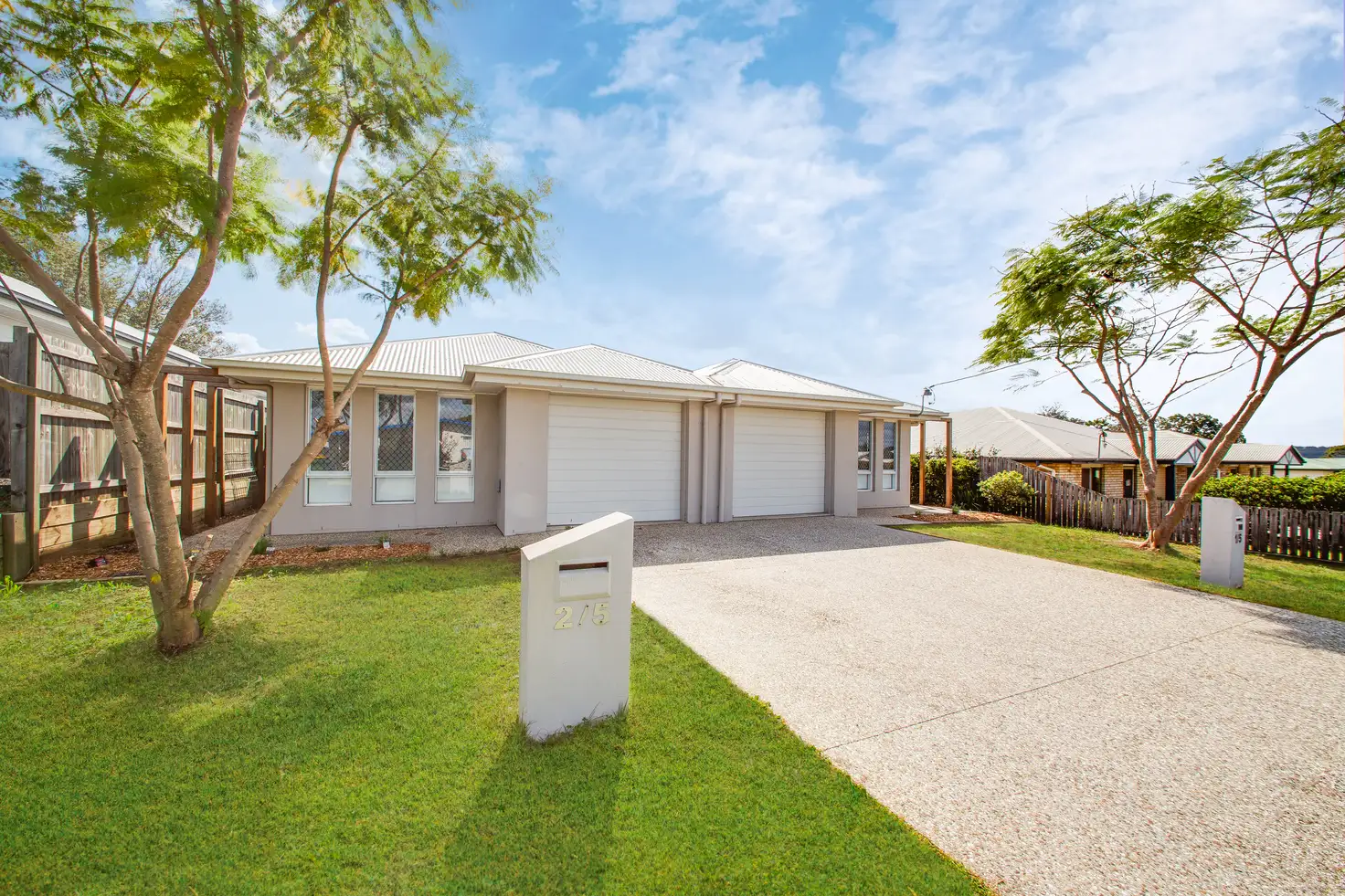 Main view of Homely semi-detached listing, 1 & 2/5 McGill Street, Raceview QLD 4305
