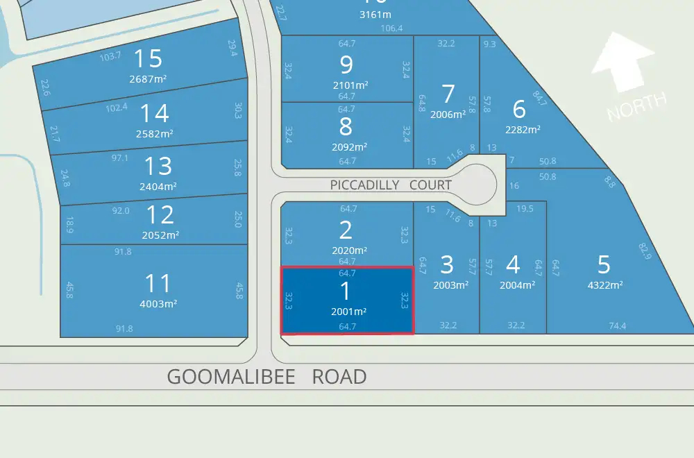 Main view of Homely land listing, Lot 1 Mayfair Drive, Benalla VIC 3672