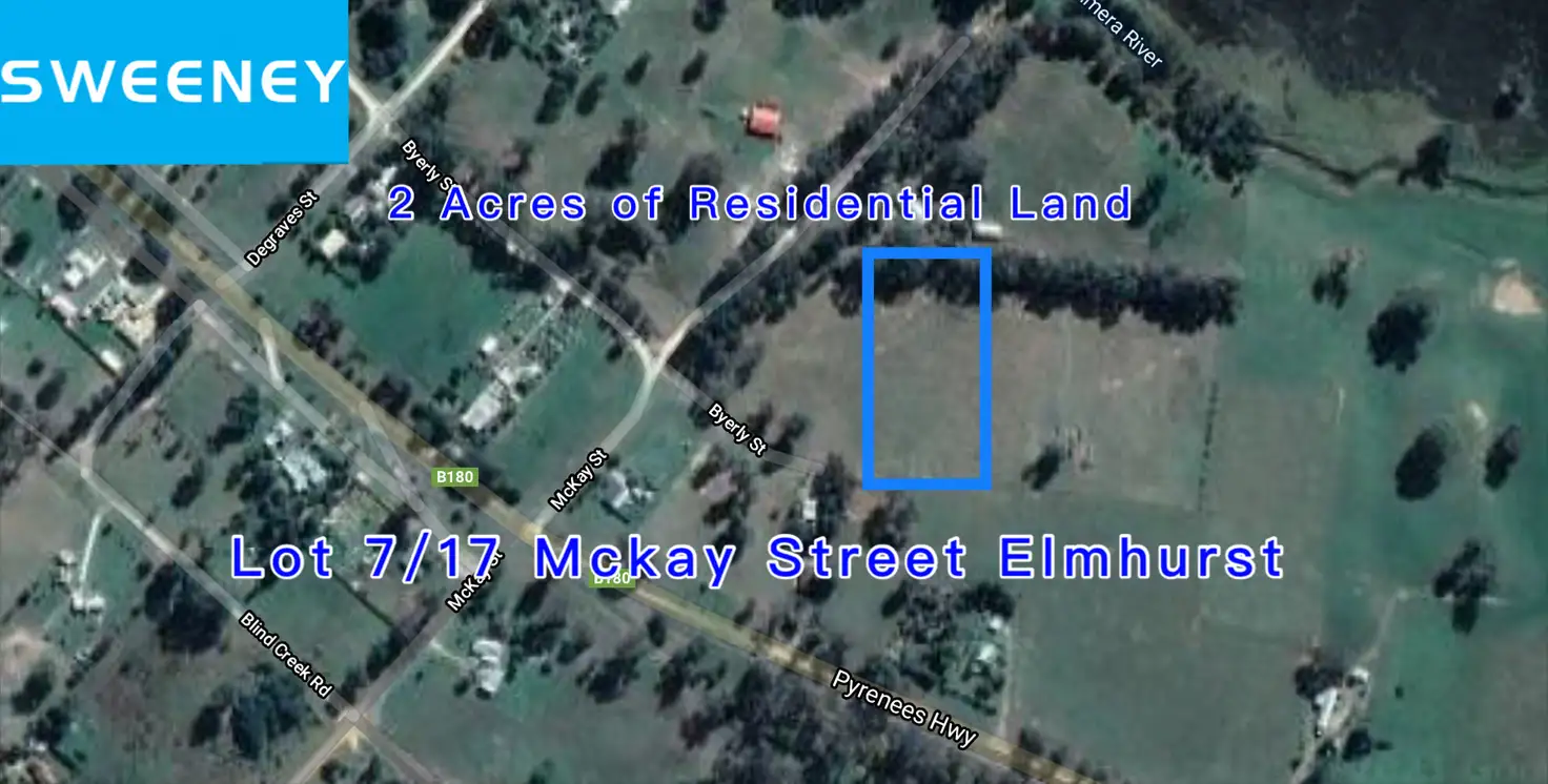Main view of Homely land listing, LOT 7, 17 Mckay Street, Elmhurst VIC 3469