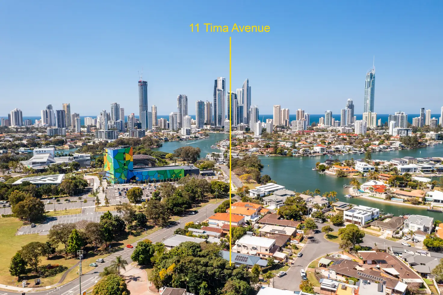 Main view of Homely semi-detached listing, 11 Tima Avenue, Surfers Paradise QLD 4217