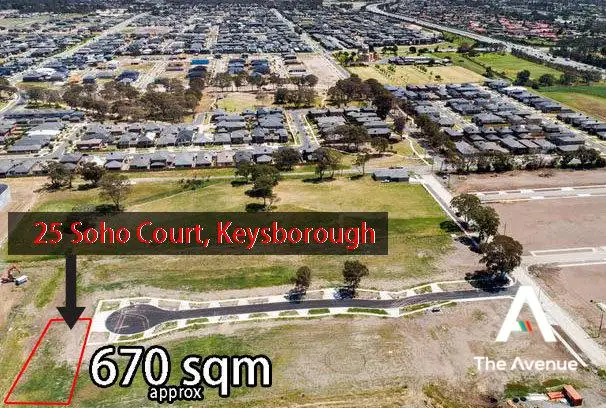 Second view of Homely land listing, 25 Soho Court, Keysborough VIC 3173