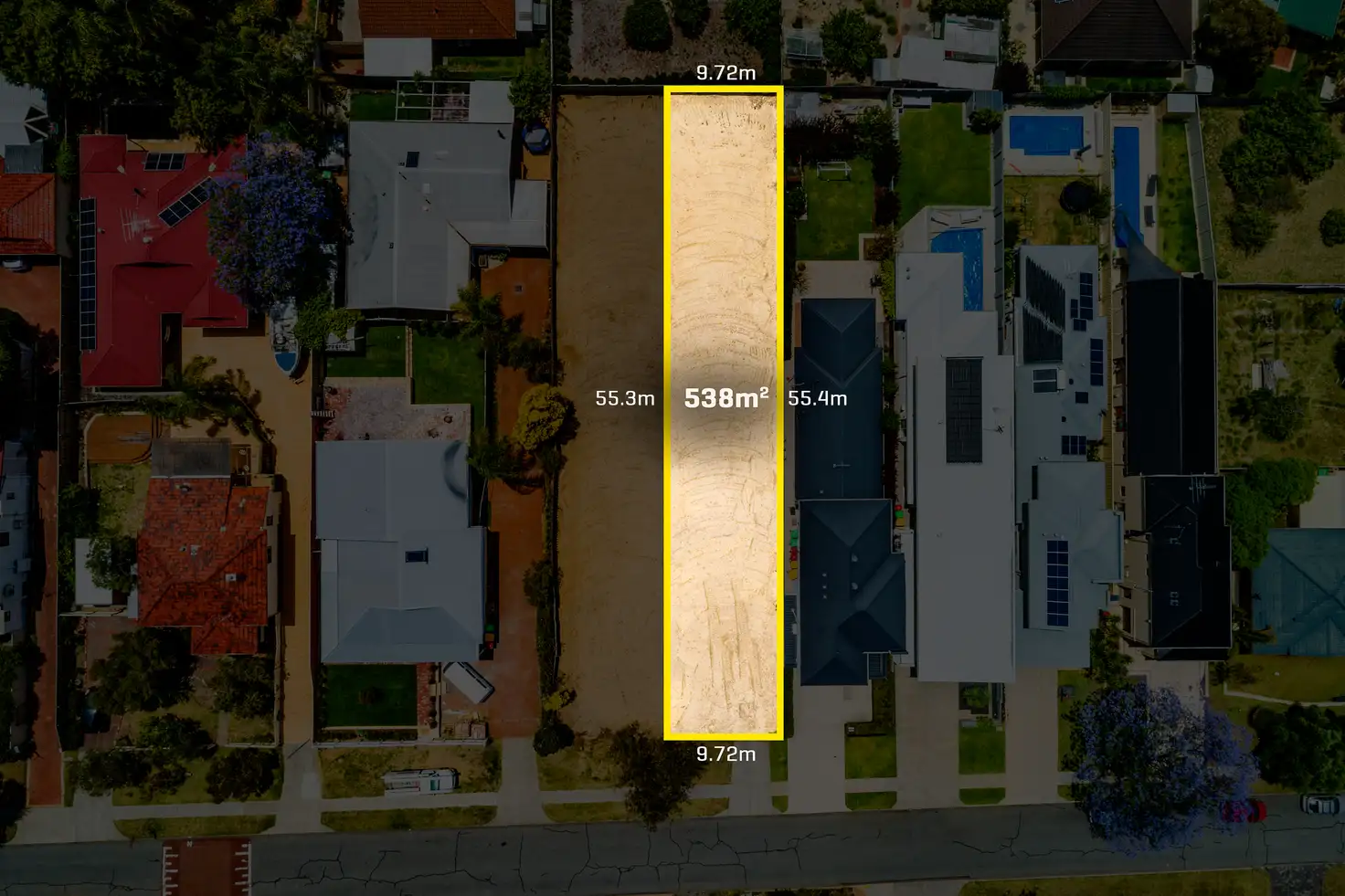 Main view of Homely land listing, 224B Forrest Street, Palmyra WA 6157