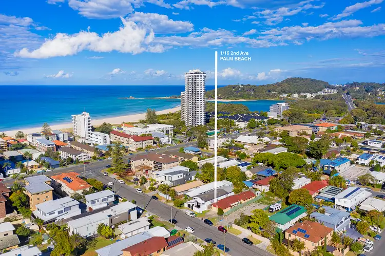 Main view of Homely semi-detached listing, 1/16 Second Avenue, Palm Beach QLD 4221